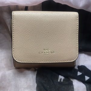 Coach Beige bifold wallet
